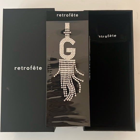 Retrofete Jewelry - RETROFETE - NWT - ALPHABET EARRING - Letter G